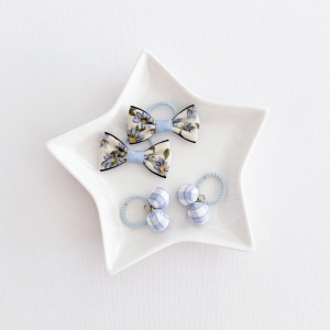 Baby Hair Tie Bow Button Mini Set (BPT6251)